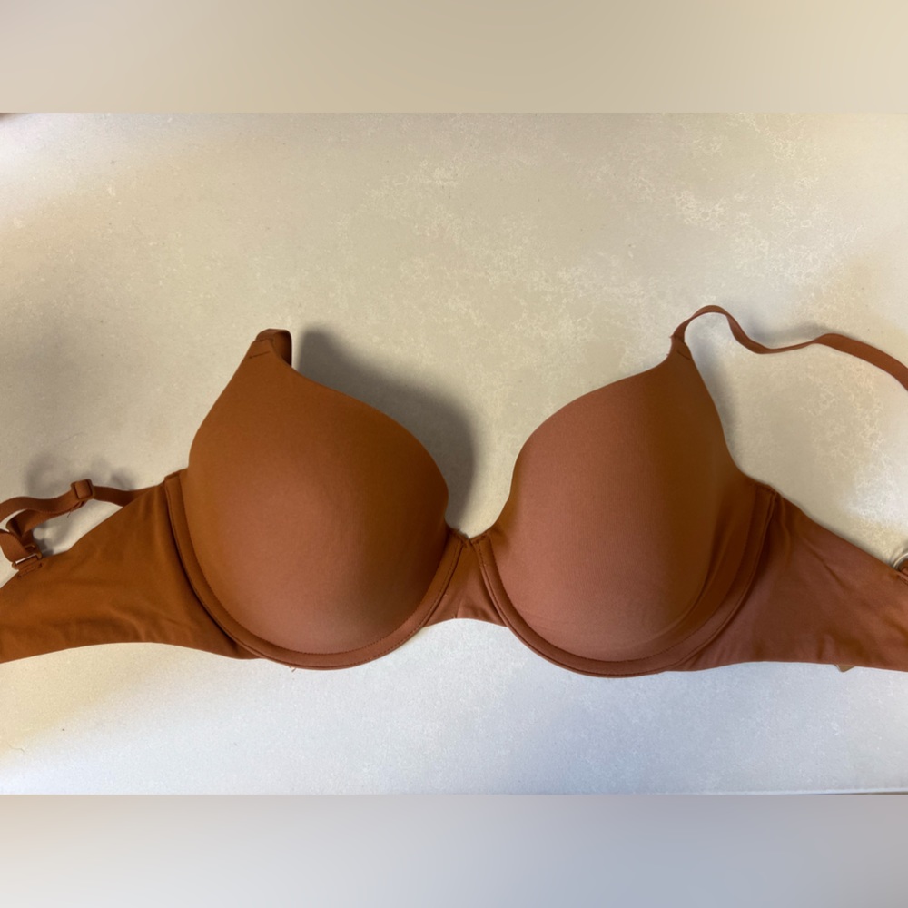 Brand new skims color bronze 32DD fits everybody t shirt bra. Still has tags on.